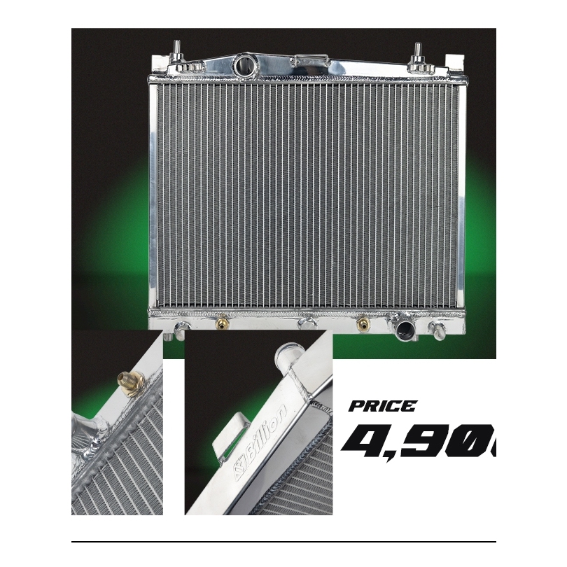 BILLION 2-ROW FULL ALUMINUM RADIATOR COMPATIBLE WITH TOYOTA VIOS YARIS ...
