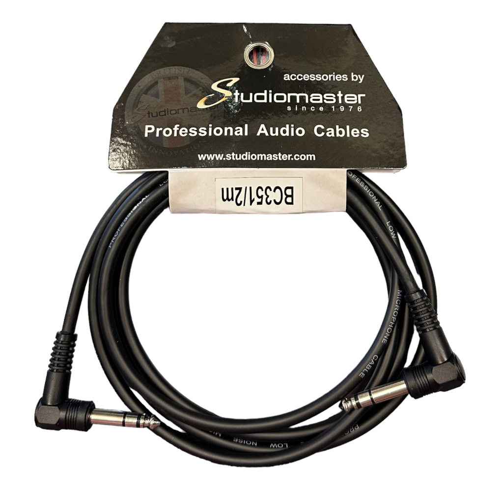 Studiomaster BC351 Stereo Instrument Cable สายแจ็ค สเตอริโอ ยาว 2 เมตร ...