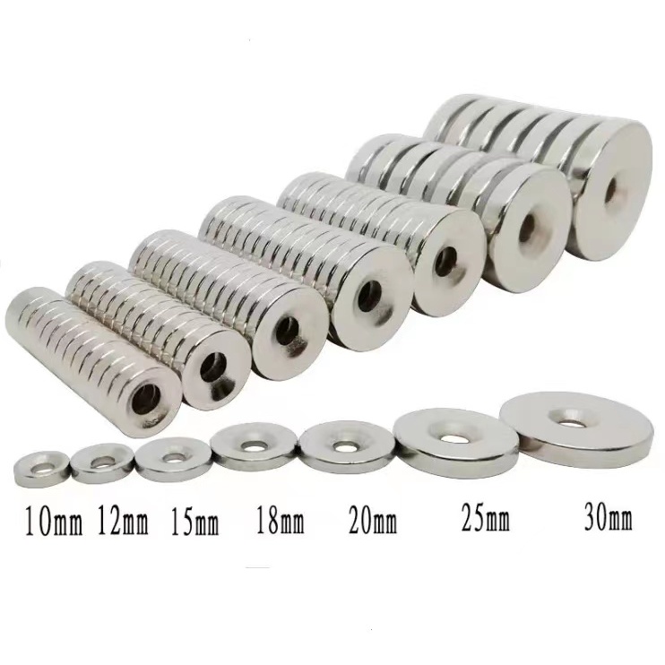 125ชิ้น แม่เหล็กแรงสูง 20x5รู6มิล Neodymium Magnet 20*5รู6mm แม่เหล็ก ...