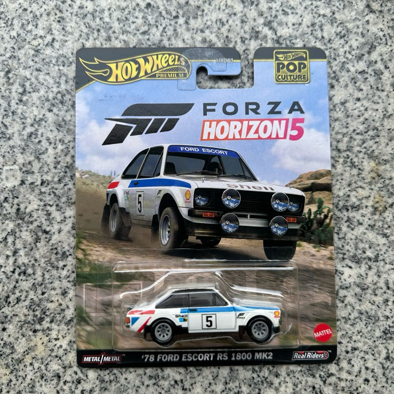 Hot Wheels 2022 Boulevard '78 Ford Escort RS1800 MK2 &ndash; Collezione Sciolta, Bianco, Edizione Limitata