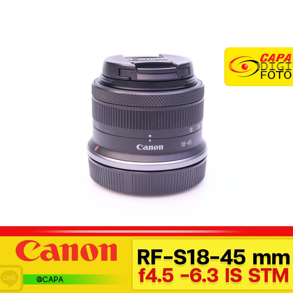 キヤノン RF-S 18-45mm F4.5-6.3 IS STM シルバー 中古（新品)Canon 