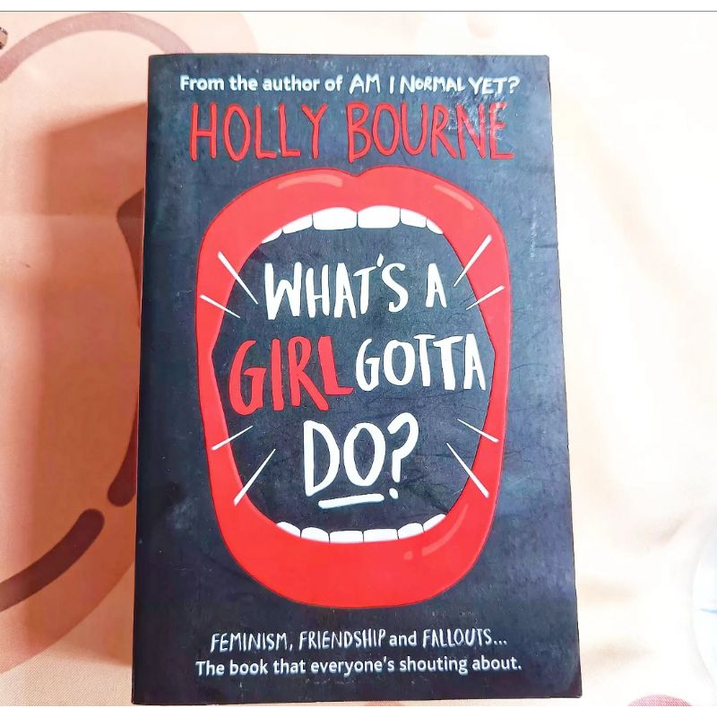 What's a Girl Gotta Do? หนังสือเฟมินิสต์ หนังสือภาษาอังกฤษ Shopee