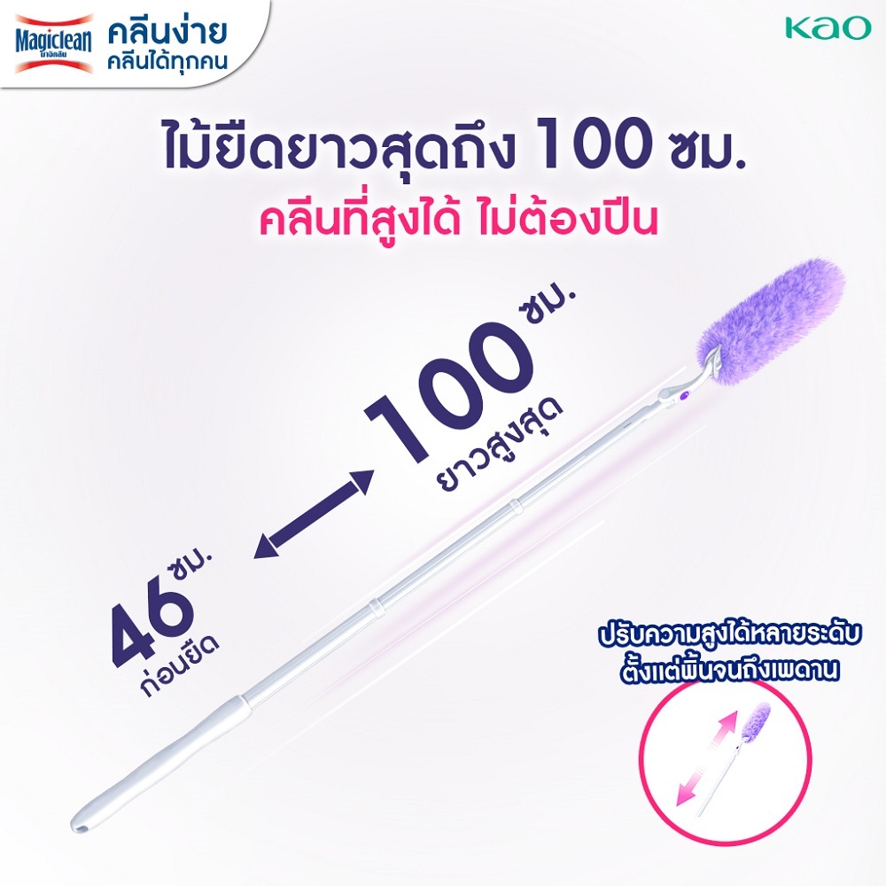 Magiclean Wiper Handy Duster Extendable 1 set มาจิคลีน ไวเปอร์ แฮนดี้ ...