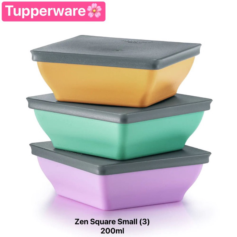 Tupperware รุ่น Zen Square Small (1) 200ml | Shopee Thailand