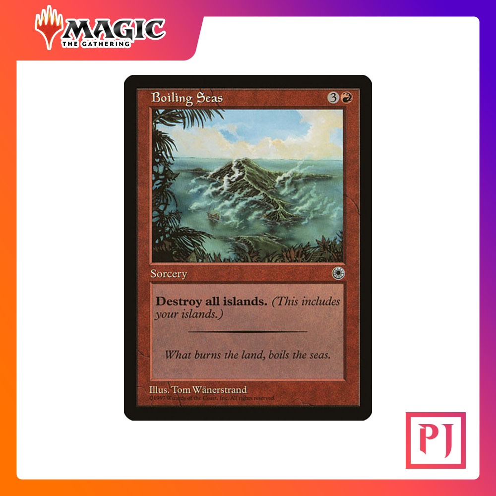 [MTG] Boiling Seas [P01] [RED] [UNCOM] [NORMAL] [ENG] (การ์ดเมจิค ...