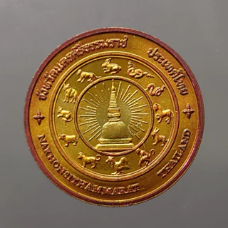 เหรียญประจำจังหวัด เหรียญที่ระลึก จังหวัด นครศรีธรรมราช ขนาด 2.5 เซ็น photo
