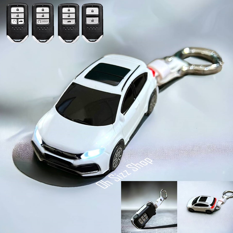 เคสรีโมทรถ Honda WRV ใหม่ มีไฟหน้าและหลัง แบบโมเดลรถ (Car Shape) วัสดุ ...