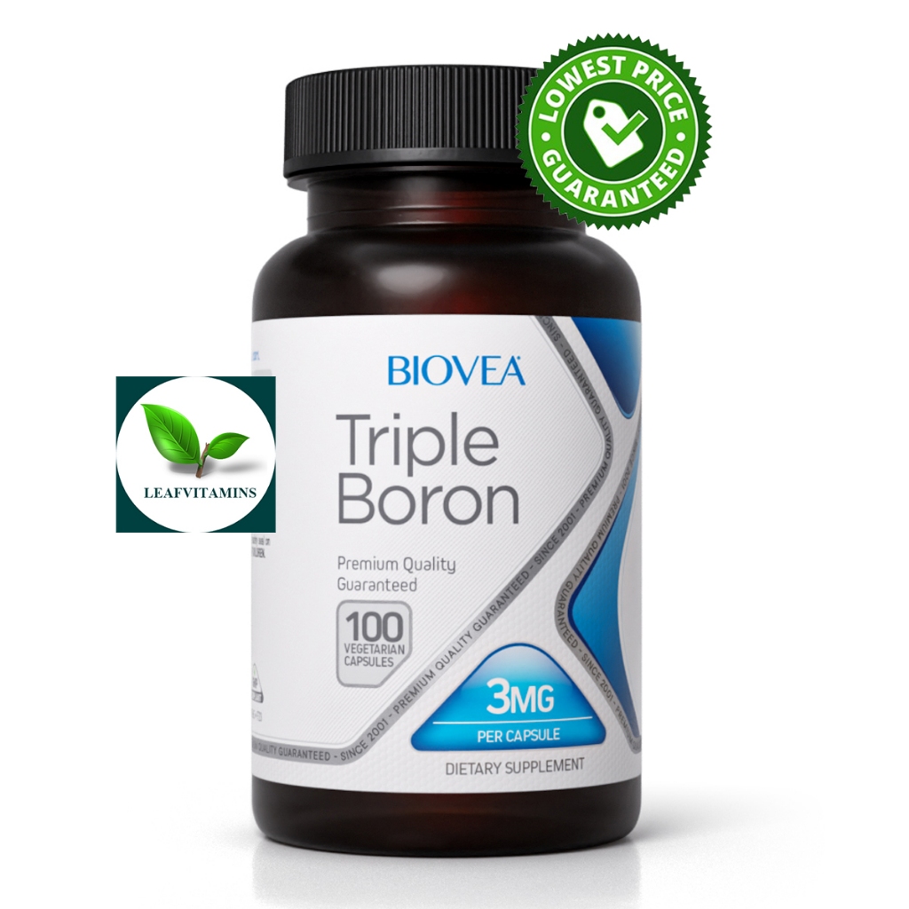 BIOVEA TRIPLE BORON 3 mg / 100 Capsules | Shopee Thailand