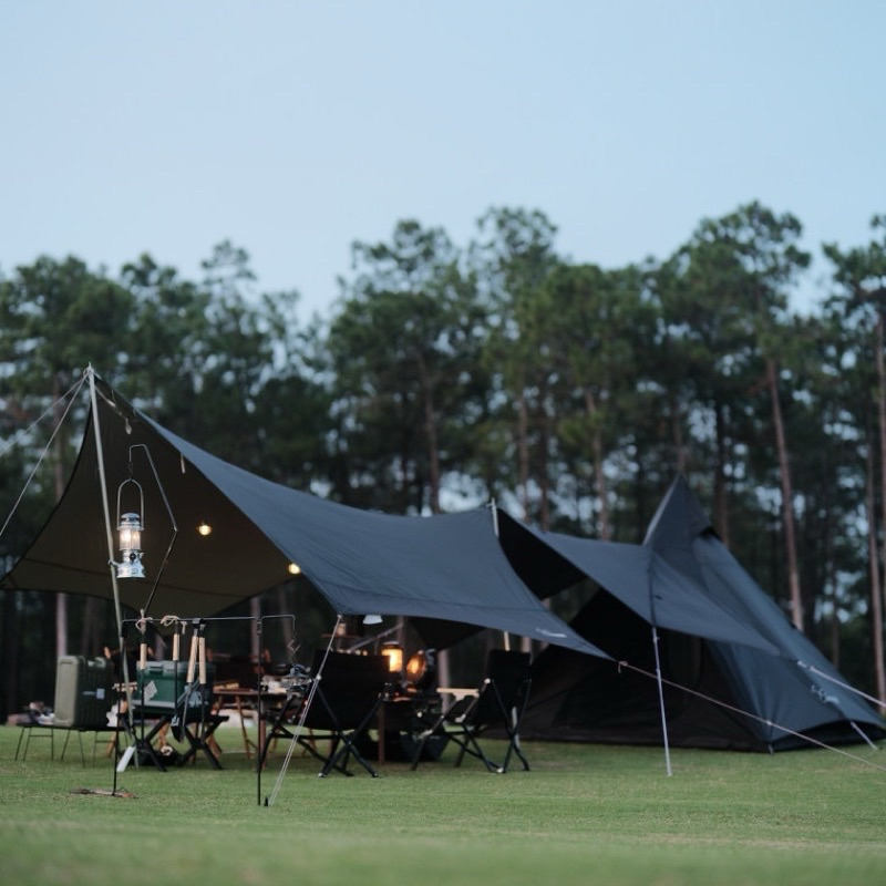 Vidalido Teepee MS , MX Pro เต็นท์กระโจมขนาดใหญ่ ไซส์ กางง่ายสวยงาม(รุ่นมีเสากลาง สามารถใส่เสาAได้)