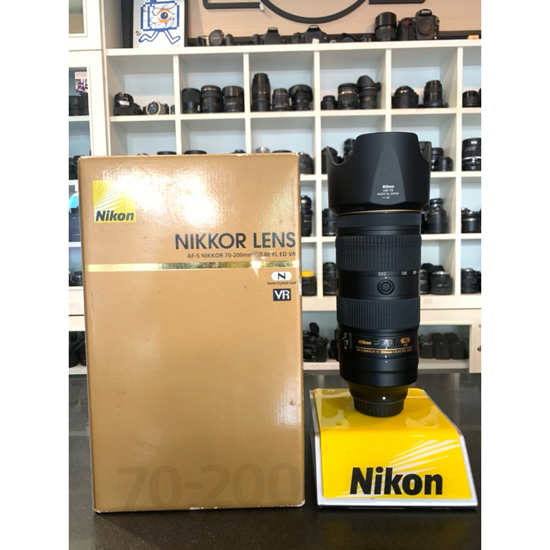 Nikon 70-200 mm F2.8E FL ED VR ครบกล่อง | Shopee Thailand