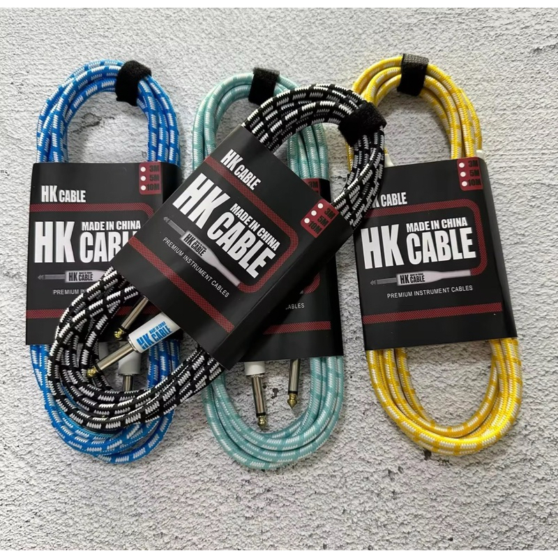 🔺🔺สายแจ้ค HK Cableหัวงอ L+ตรงเป็นสายถักคุณภาพสูง มีหลายสีให้เลือกนำ ...