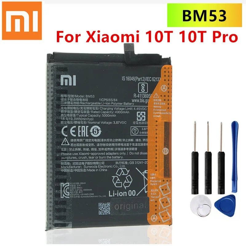 Batteria Nuova Per Xiaomi Mi 10T / Mi 10T Pro - BM53 5000mAh - Sostituzione Originale - Foto 4