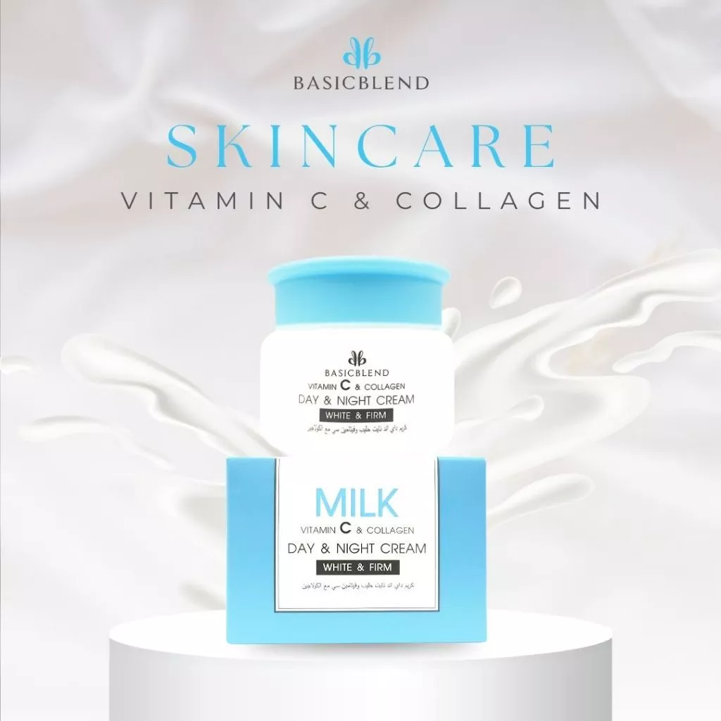 Basic Blend Milk Vitamin C and Collagen Day and Night Cream