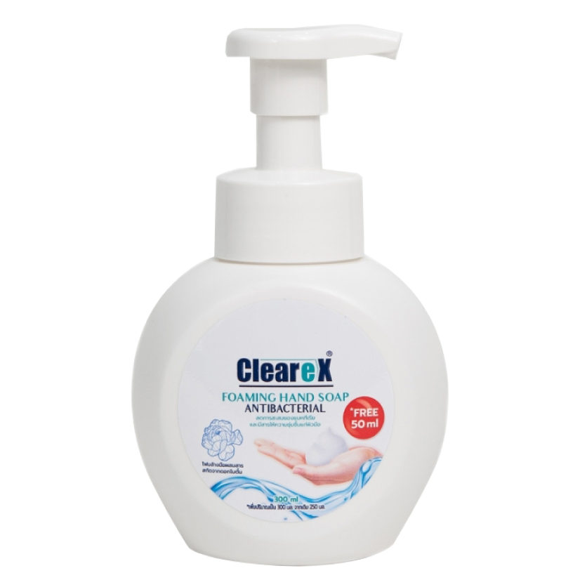 CLEAREX เคลียเร็กซ์ โฟมมิ่ง แฮนด์ โซป แอนตี้แบคทีเรียล 300 มล. EXP.08/ ...