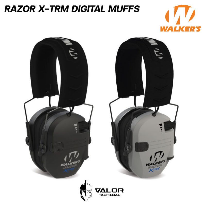 Walker Razor XTRM Digital Muffs หูฟังตัดเสียง แบบครอบหู ป้องกันเสียง