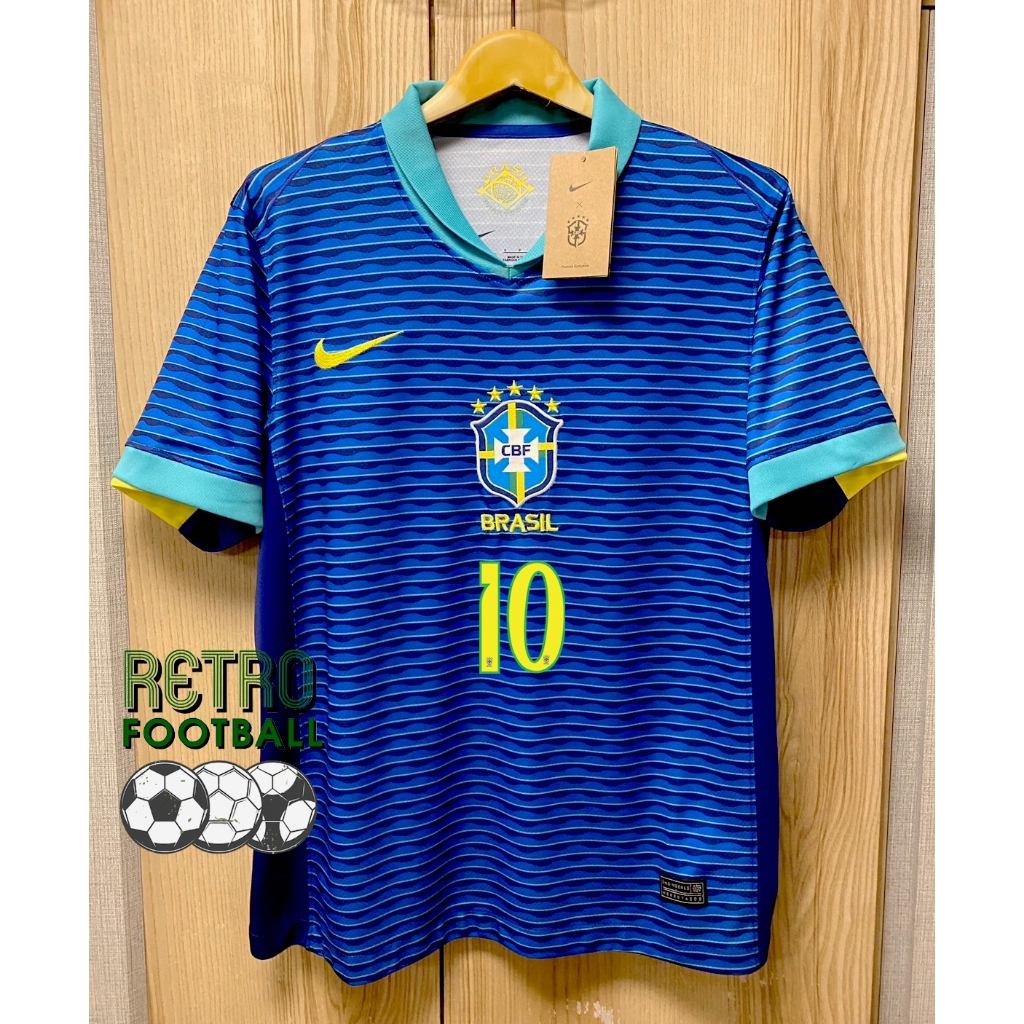 เสื้อฟุตบอลทีมชาติ บราซิล Away ชุดเยือน โกปาอาเมริกา 2024 [ 3A ] เกรด ...