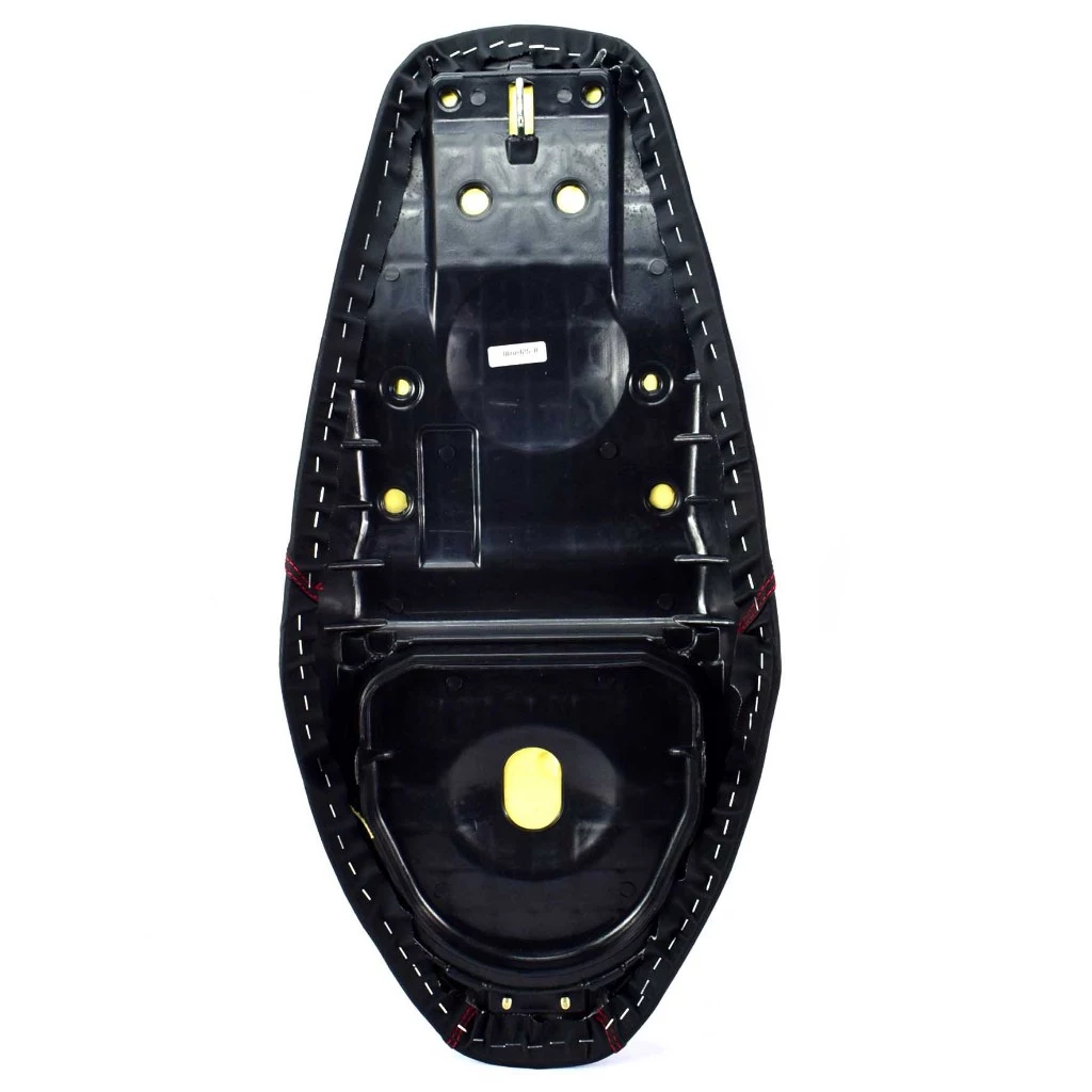 เบาะปาดเวฟ125 ,เบาะปาด มอเตอร์ไซค์ ทรงสนาม รุ่น WAVE 125/R/S (เบาะ WAVE หนังเรดเดอร์ ทรงสวย) เบาะปาดด้ายแดง/เบาะแต่งเวฟ รูปที่ 2