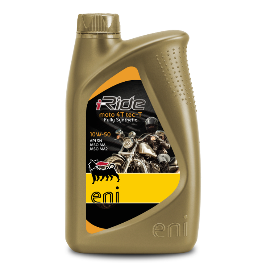 Eni i-RIDE MOTO 4T 10W40 10W50 TEC-T ขนาด 1 ลิตร เอนิ น้ำมันเครื่อง ...