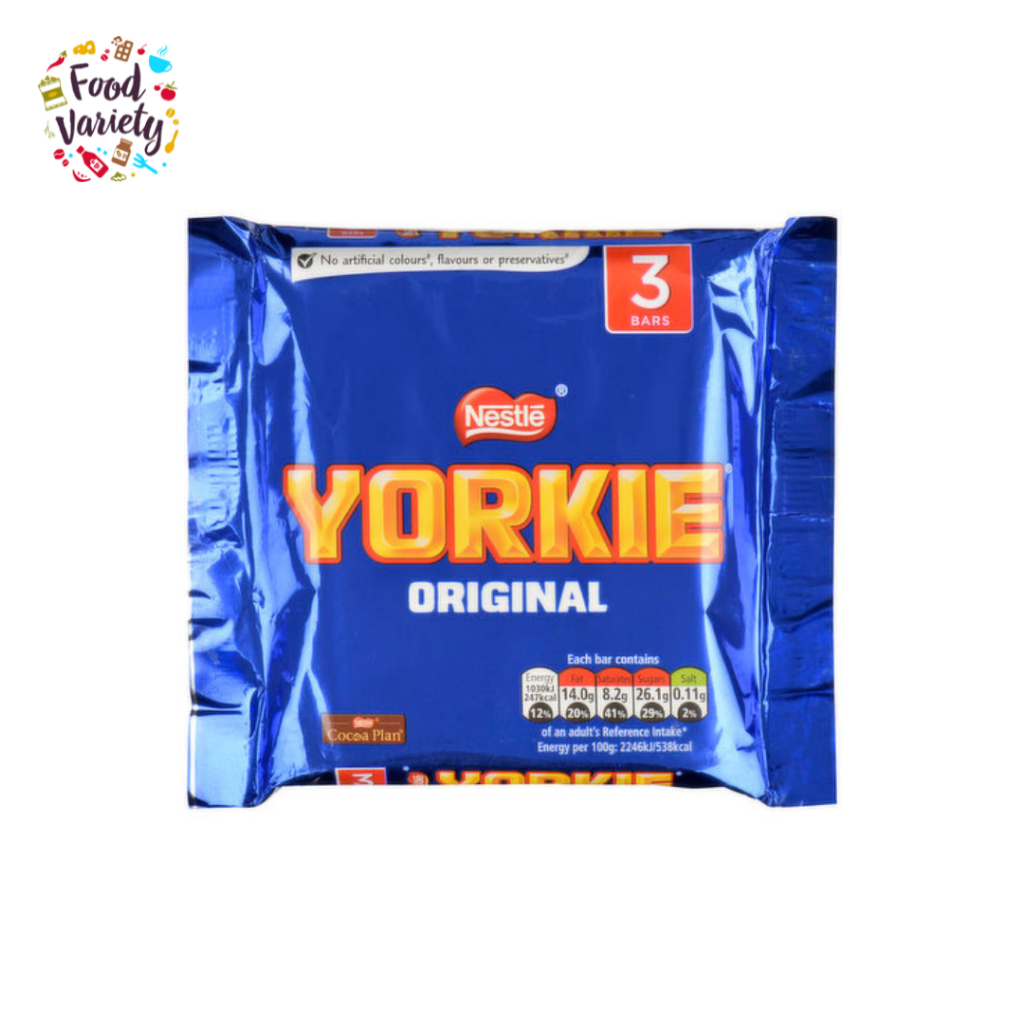 Yorkie Milk Chocolate Bar Multipack [3x46g] 138g ยอร์กี้ ช็อกโกแลตนม ...