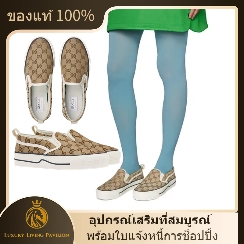 Gucci GG BASKETS SANS LACETS GUCCI TENNIS 1977 POUR FEMME shopee