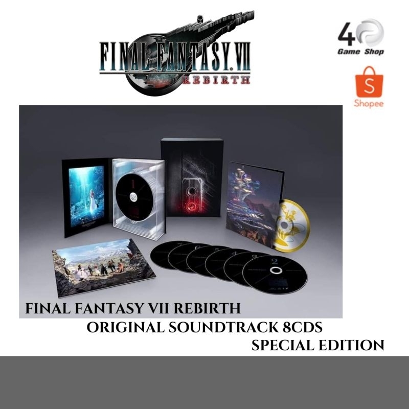 Final Fantasy VII Rebirth Original Soundtrack 8CDs Shopee Thailand