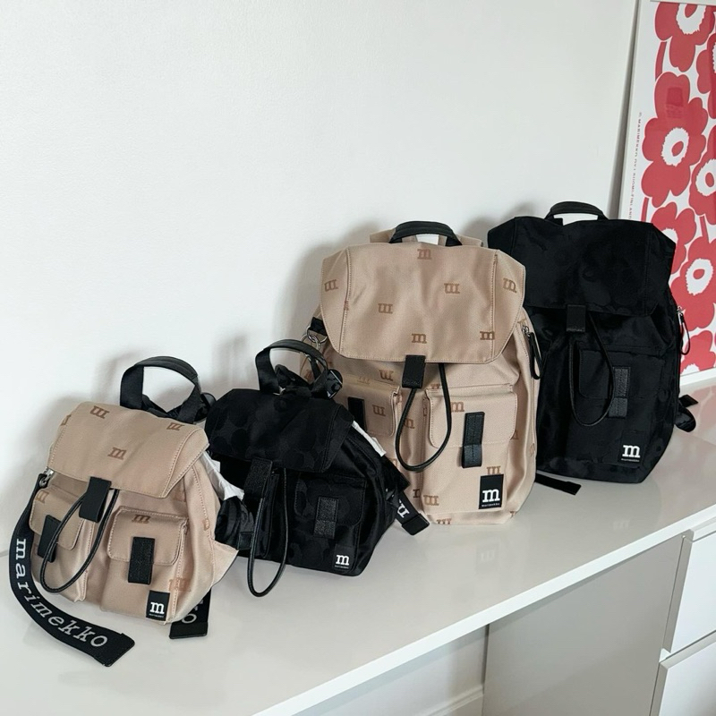 (พร้อมส่ง) Marimekko everything backpack ของแท้100% เป้สะพายหลัง ...