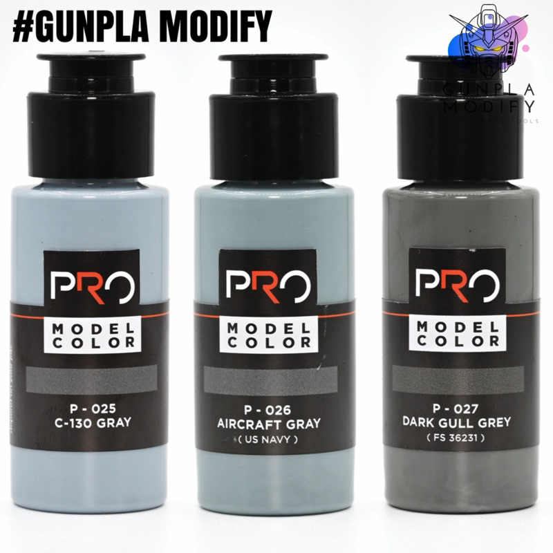 PRO MODEL COLOR สีอะคริลิค สูตรแลคเกอร์ เฉดสีแนว Military ขนาด 30ml ...
