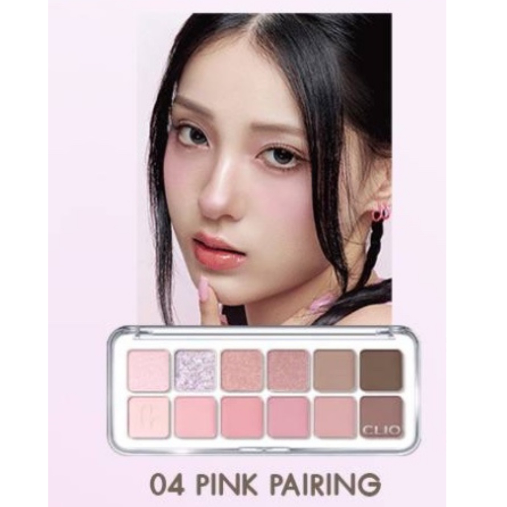 พร้อมส่ง CLIO PRO EYE PALETTE AIR พาเลทอายแชว์โดว์ แต่งตา ถูกที่สุด ของแท้ ⚠ 04 PINK PAIRING