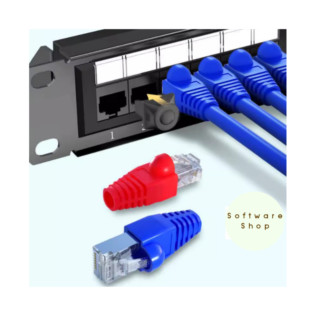 Boot RJ45 100 หัว [มีแบ่งขาย] Cat5 - Cat5e - Cat6 / สินค้า OEM คุณภาพดี ...