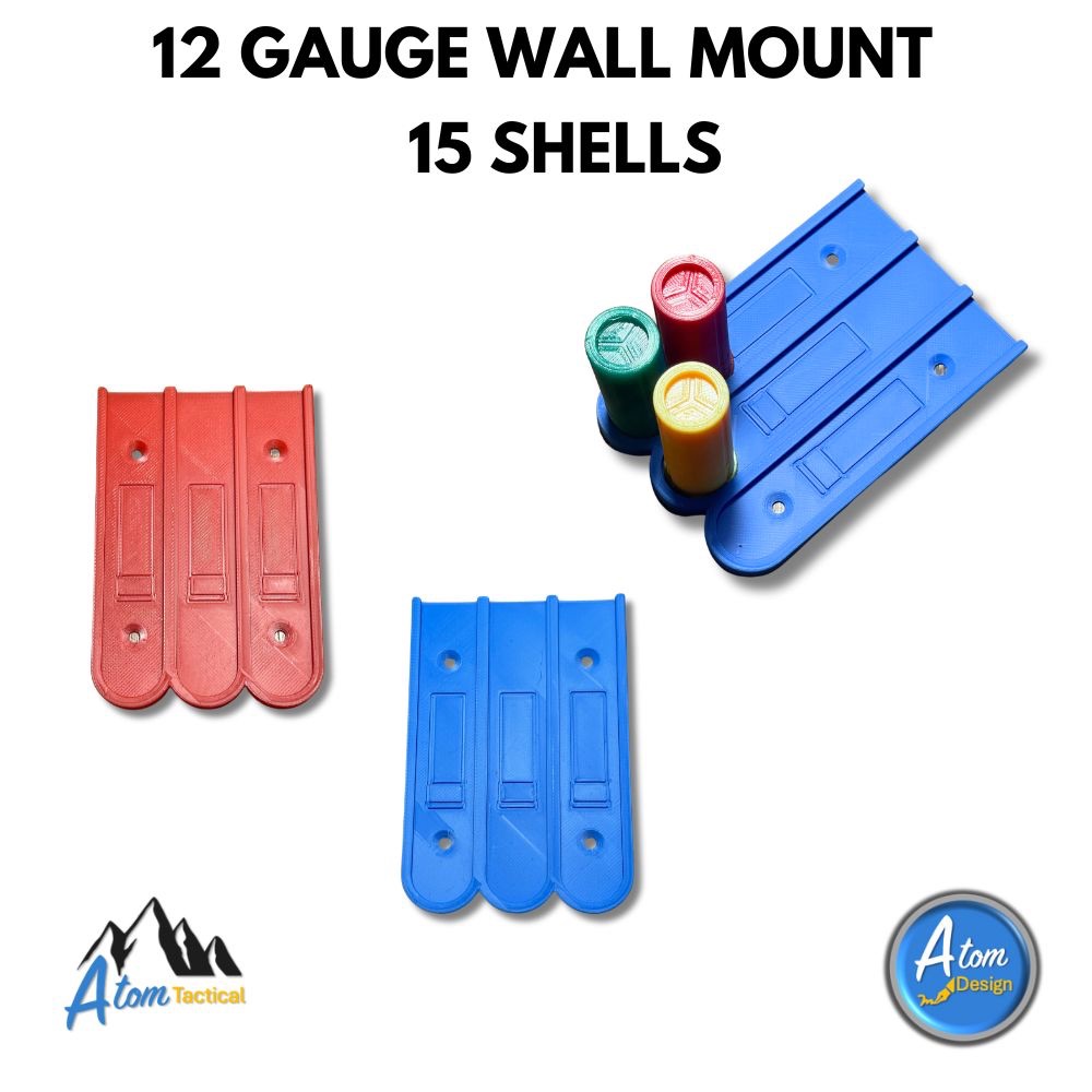 แผ่นติดผนังเก็บลูกเบอร์ 12 10 ลูก- 12 Gauge 15 Shells Wall Mount ...
