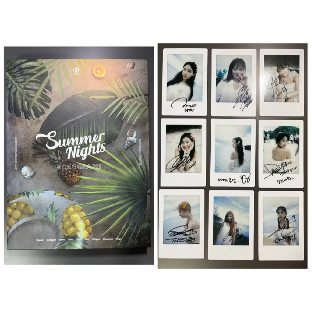 แยกขายการ์ด) TWICE MONOGRAPH Summer Nights | Shopee Thailand