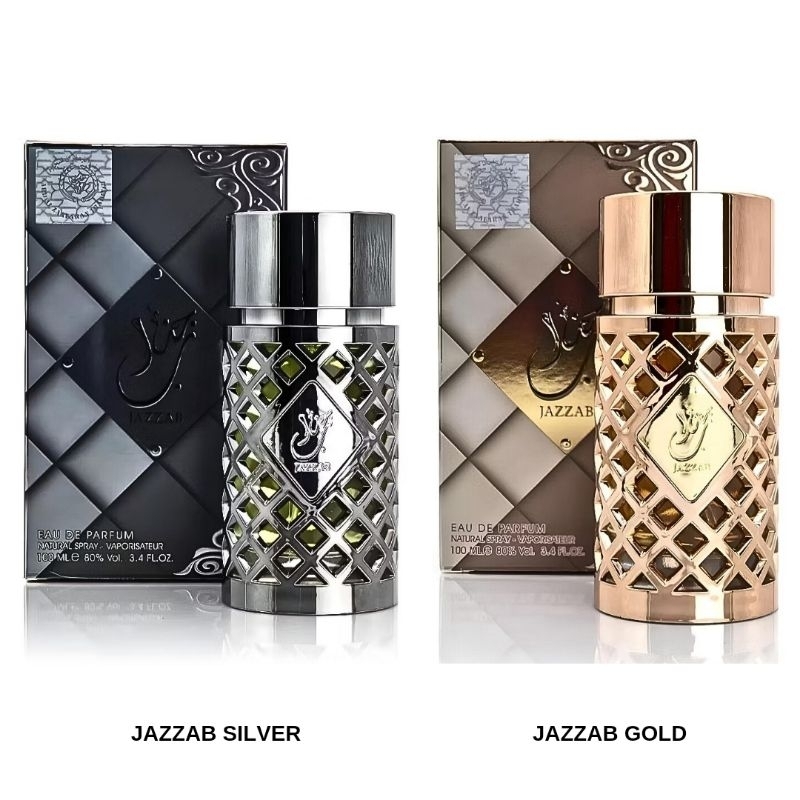 น้ำหอมนำเข้าจากดูไบฯ | Jazzab Silver & Gold EDP 100ml By Ard Al ...