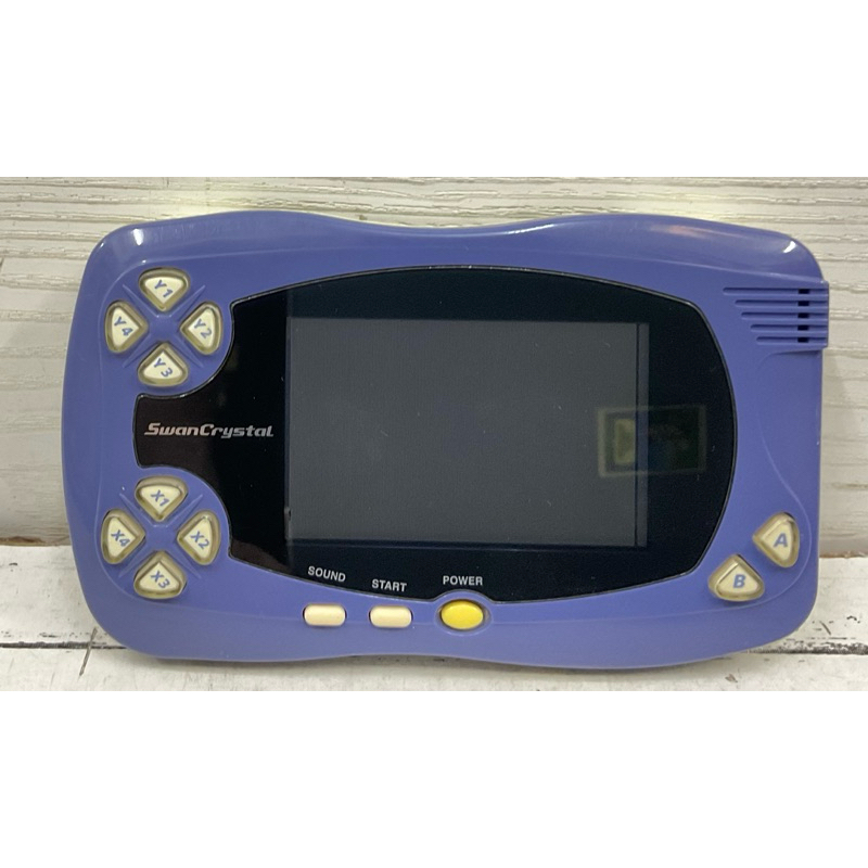 Console WonderSwan SwanCrystal Blue Violet Boîte Notice