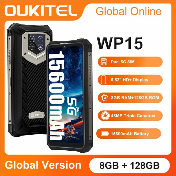[Pre-Order] Oukitel Wp15 และ 15s Rugged Phone แบตเตอรี่ 15600 | Shopee ...
