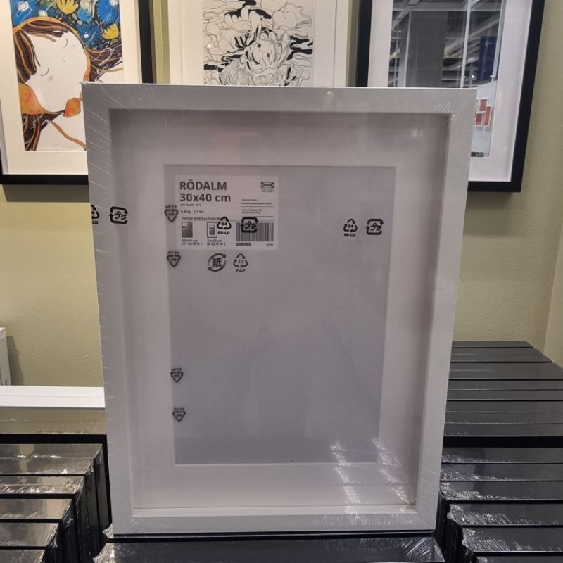 IKEA กรอบรูป ดำ/ขาว RIBBA / RODALM ของแท้ 100% พร้อมส่ง | Shopee Thailand