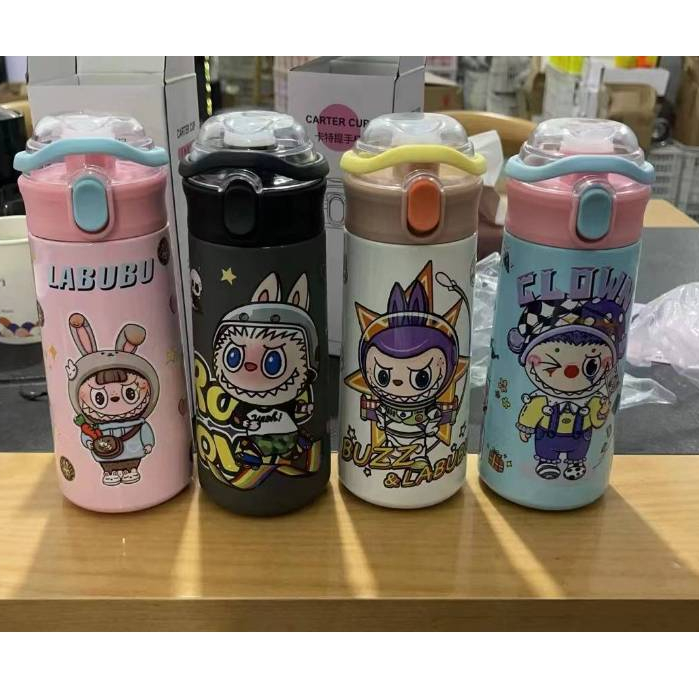 NEW!!! แก้วน้ำ Labubu พร้อมหลอดดูดน้ํา น่ารัก แก้วเก็บร้อน-เย็น[แถมสติก ...