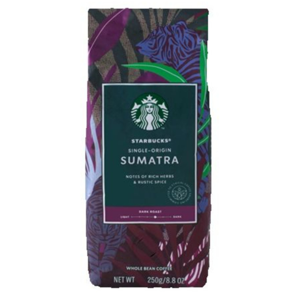 STARBUCKS Sumatra Whole Coffee Bean Dark Roast สตาร์บัค เมล็ดกาแฟ คั่ว ...
