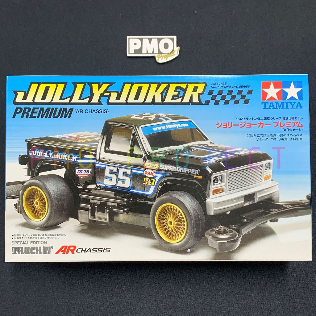 Tamiya 95298 Mini 4WD Truckin' Jolly-Joker Premium (AR Chassis) – Scala 1/32