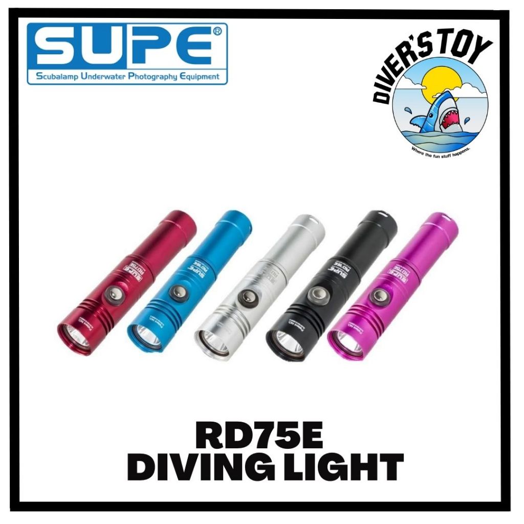 ไฟฉายดำน้ำ Torch SUPE RD75e 1200lumens | Shopee Thailand