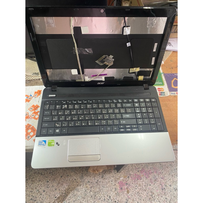 Body Notebook ACER E1-531G มือ2 สวย แถมบอร์ดเสีย - เหมาะกับช่าง -อ่าน ...