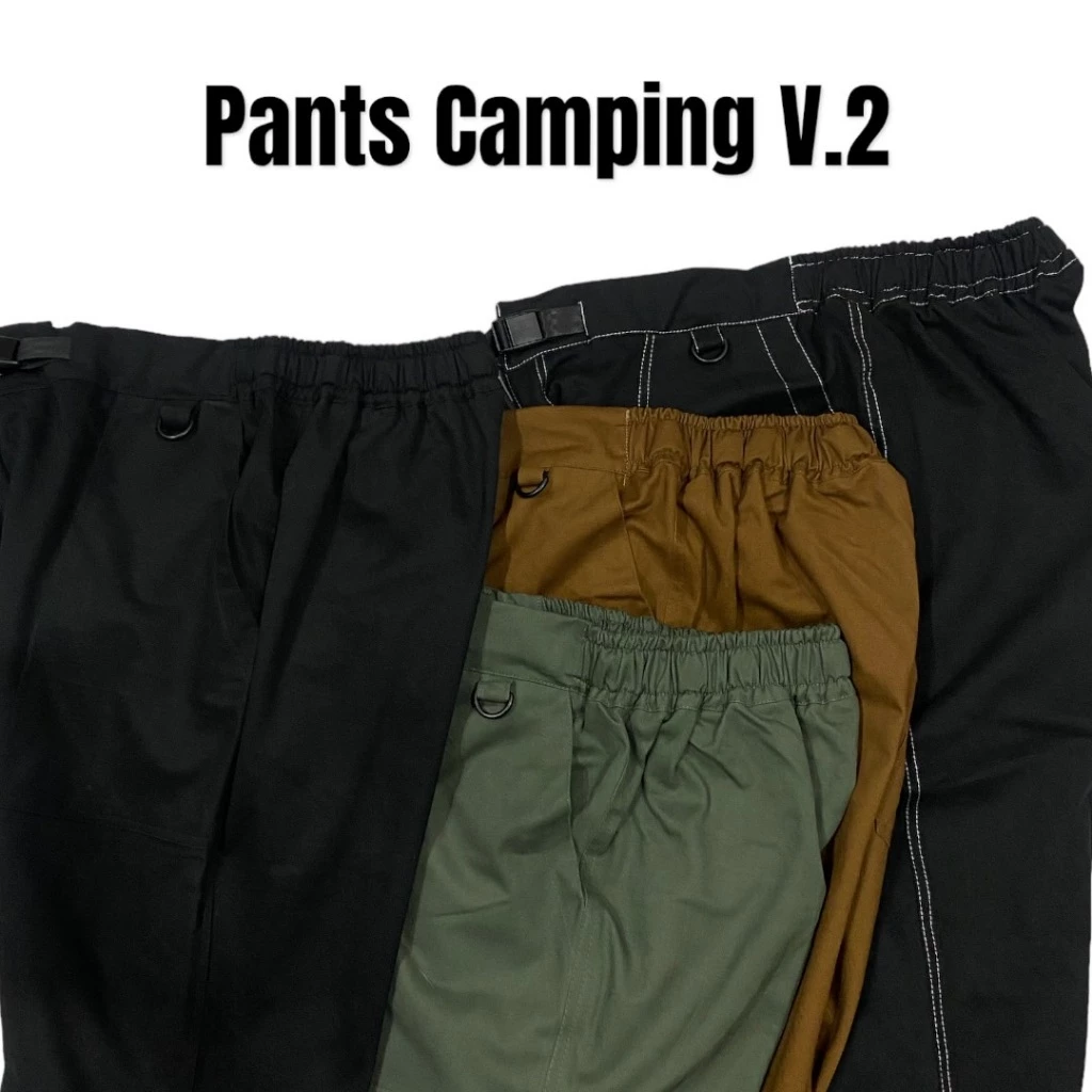 UPPERGOD กางเกงขายาว Pants Camping V.2 มีเข็มขัดล้อค และห่วงห้อยกุญแจ ผ้าหนานุ่ม อย่างดี สีดำ สีเขียวขี้ม้า สีน้ำตาล https://wayoza.com
