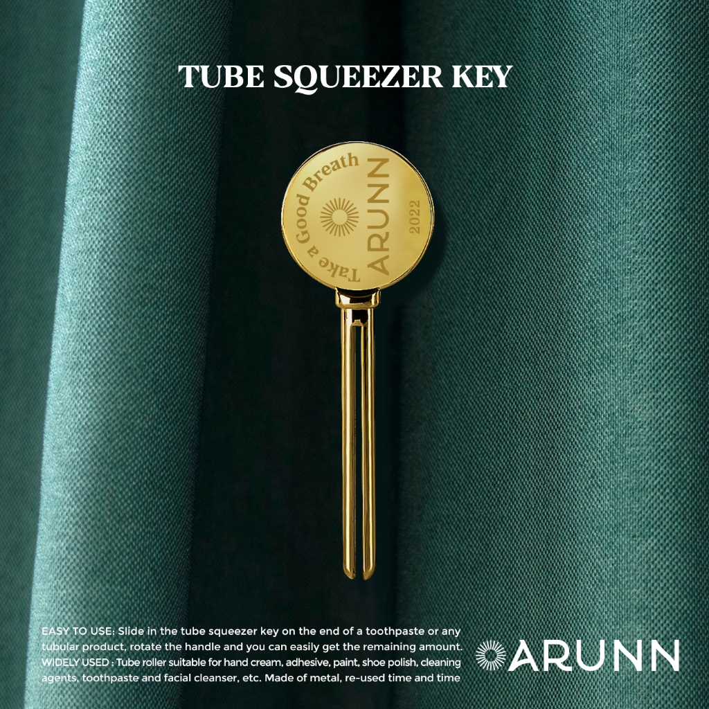 (อุปกรณ์บีบหลอดยาสีฟัน) ARUNN Tube Squeezer Key ความสะดวกที่เหนือชั้น ...