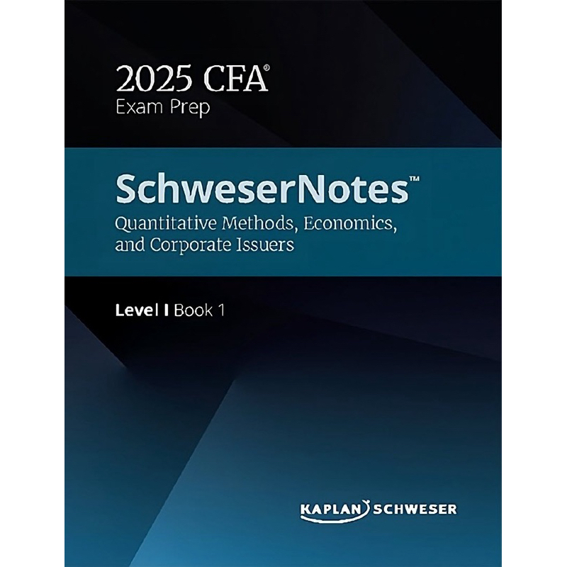 2025 CFA Schwesernotes level 1 pdf | Shopee Thailand