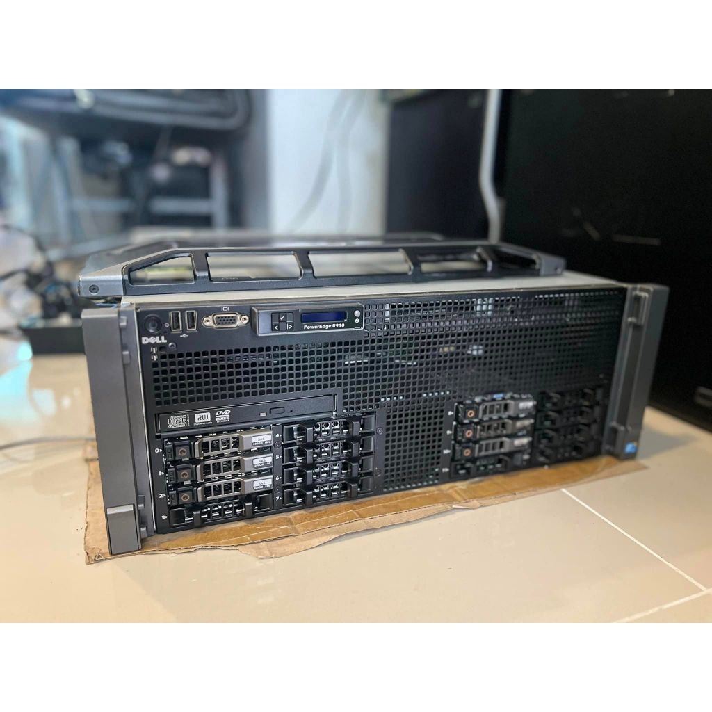 server dell r910 4cpu 64gb 24cores เครื่องมีประกัน 30 วันเซิฟเวอร์เดล ...