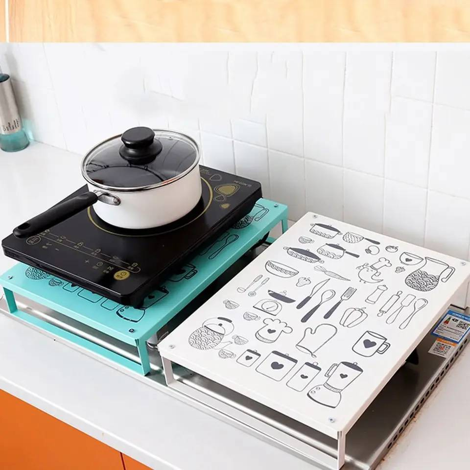 ชั้นวางเตาแม่เหล็กไฟฟ้า Rack for induction cooker ชั้นวางของในครัว ️ ...