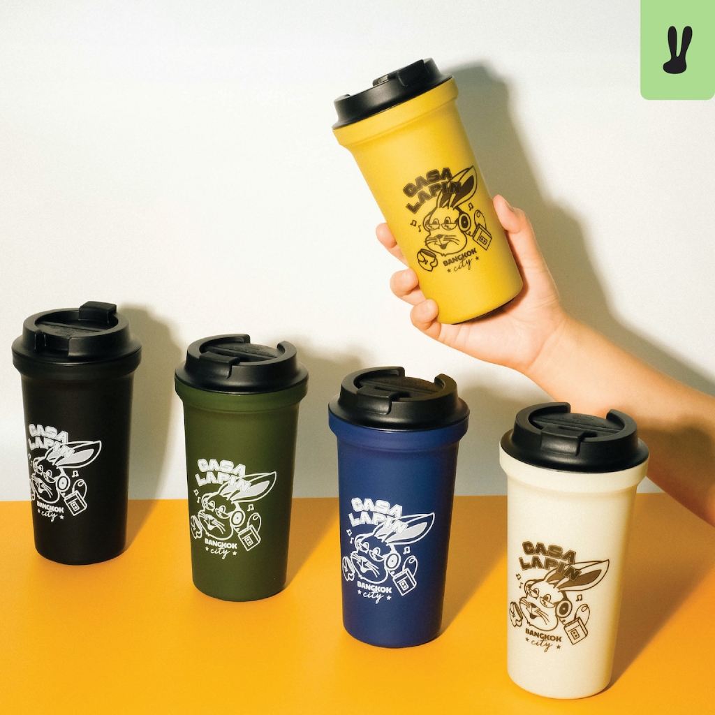 WALLMUG BEARL SOLID l ลาย 90's Bunny l ขนาด 14 oz. l Rivers X CASA ...