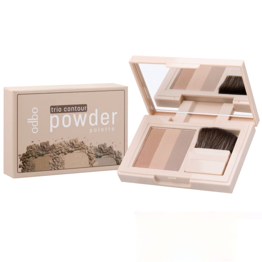 Odbo Trio Contour Powder Palette #OD1310 โอดีบีโอ ทรีโอ้ คอนทัวร์ พาว ...