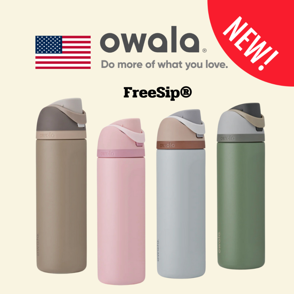 🇺🇸 🚩สีใหม่🚩Owala Free Sip 24oz ขวดน้ำ (710 ml ) Shopee Thailand