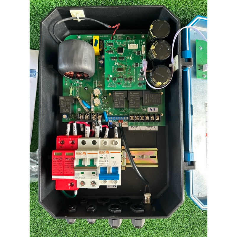 Super Box Handuro กล่องควบคุมโซล่าเซลล์ ใช้กับปั้มน้ำ AC 2500W | Shopee ...