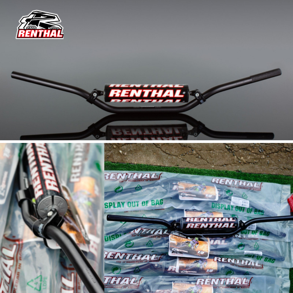 แฮนด์ Renthal ผอม 22mm Renthal971 สำเนา แข็งแรง น้ำหนักเบา Shopee 